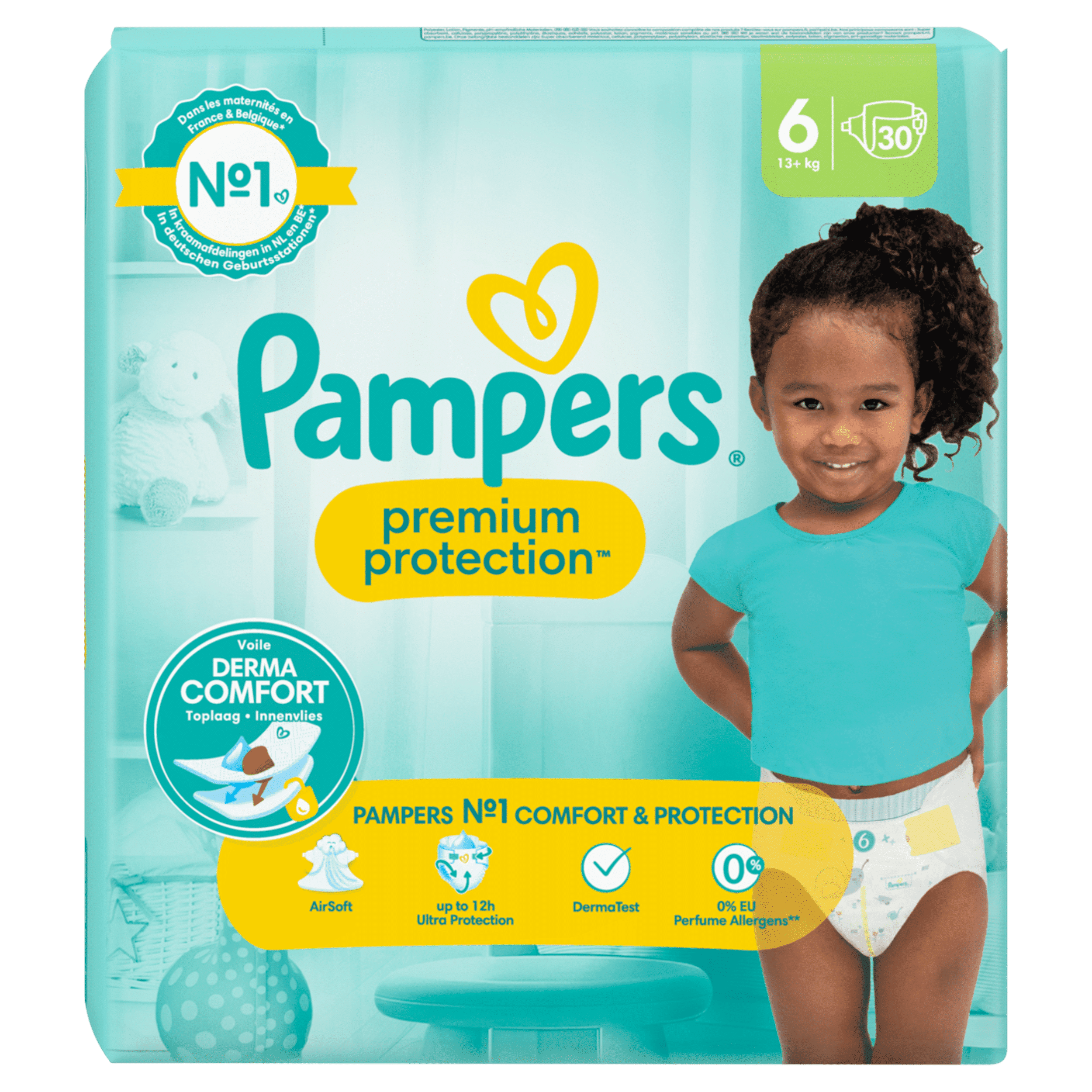 pampersy pampers zalozone na dziecko raczkujonce