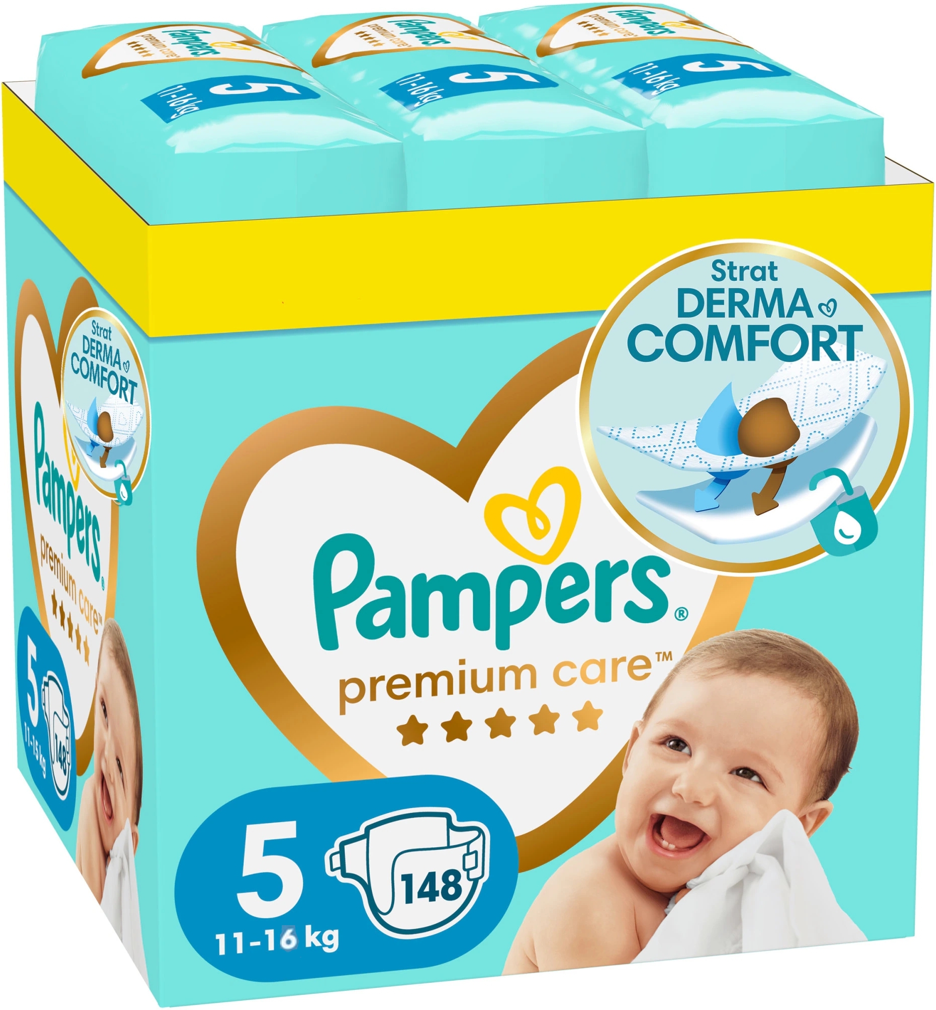 rozmiary pampers mega box