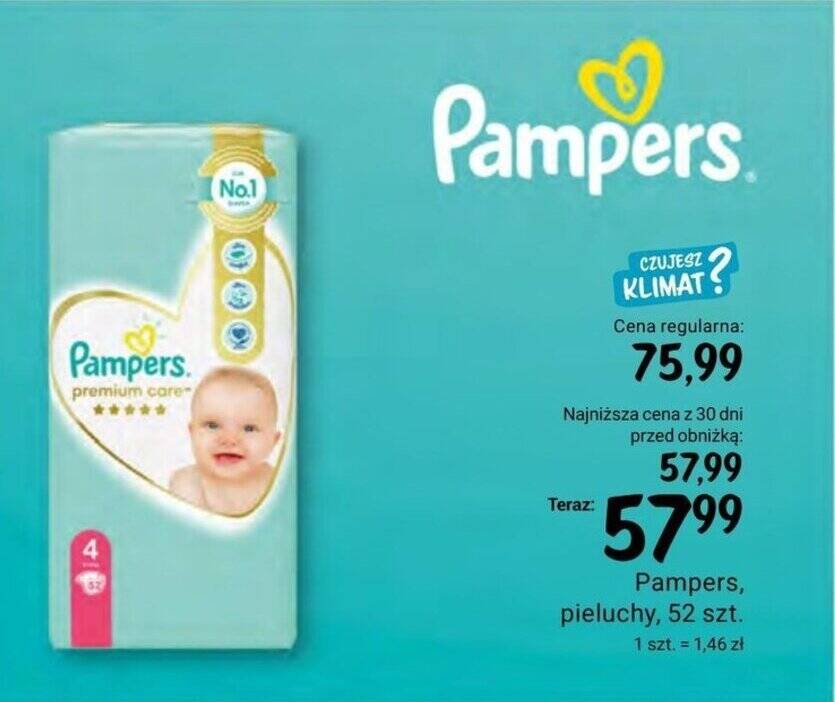 pieluchy pamper care białe