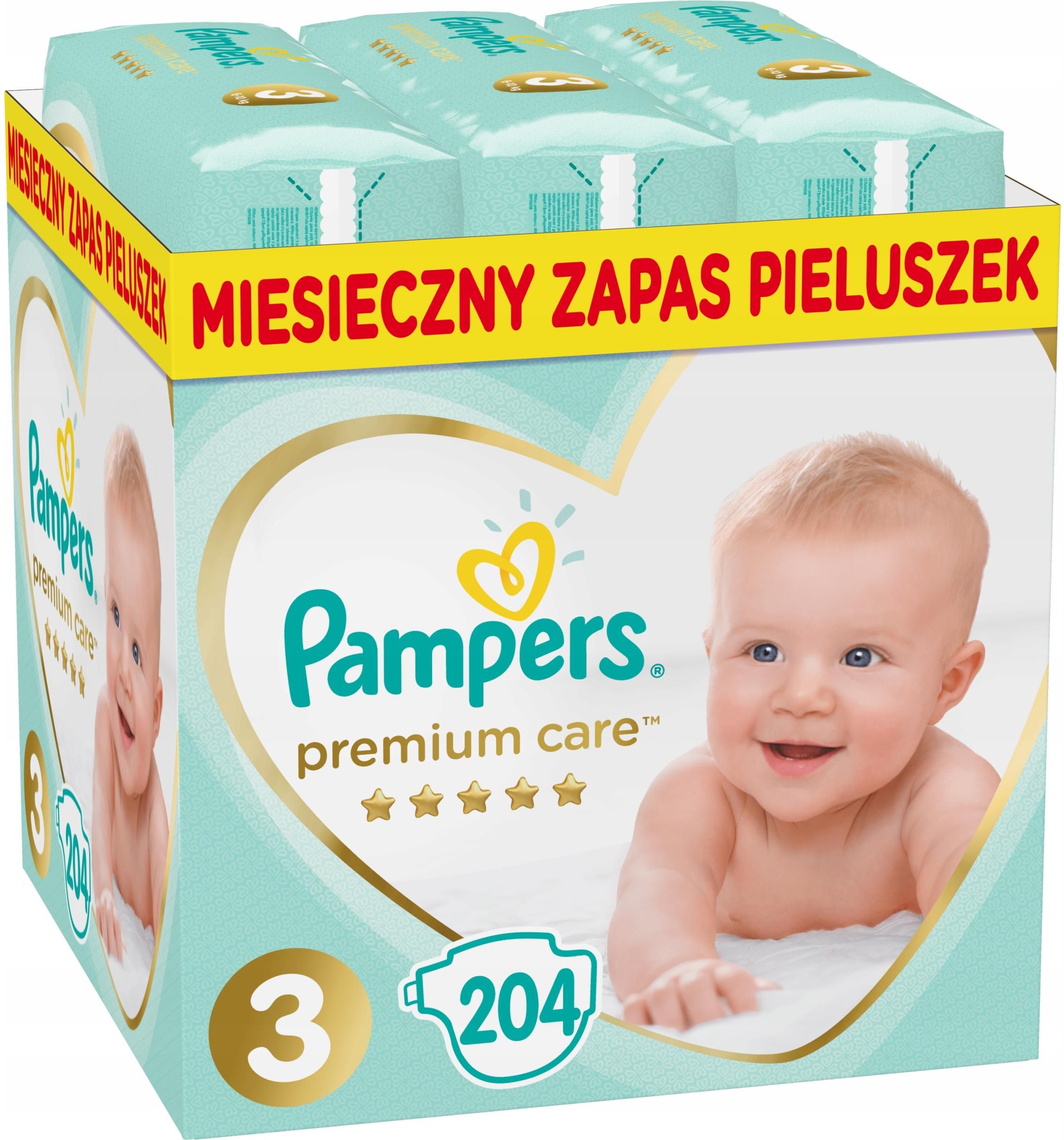 pampers pieluchy premium care 3 ce