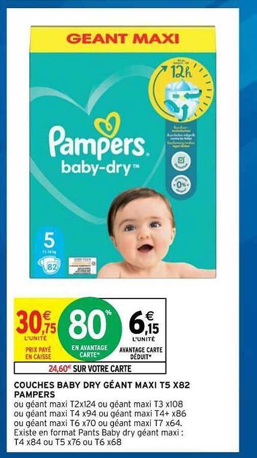 pampers 2 giant pack cena