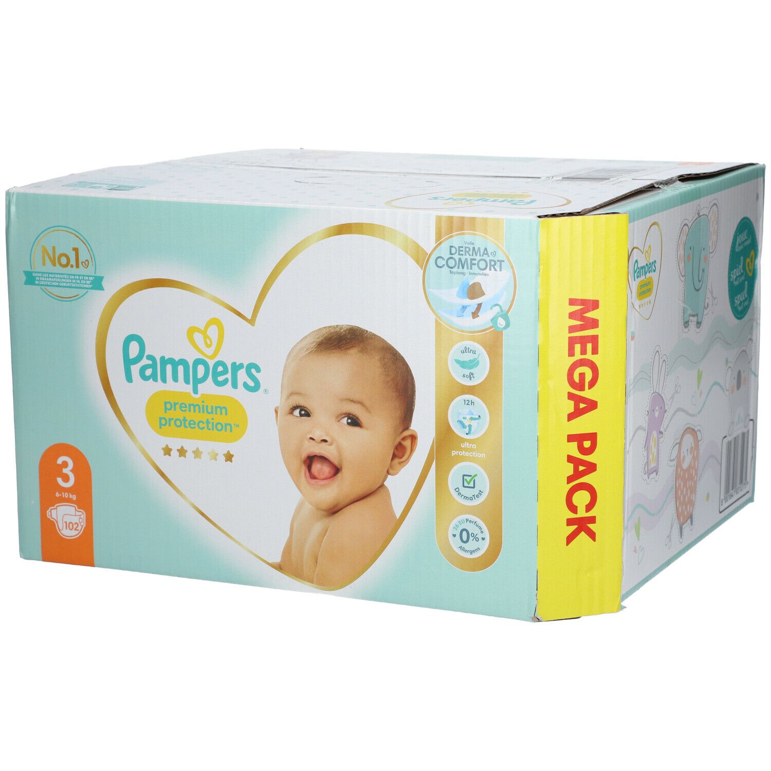 pampers 2 zółte