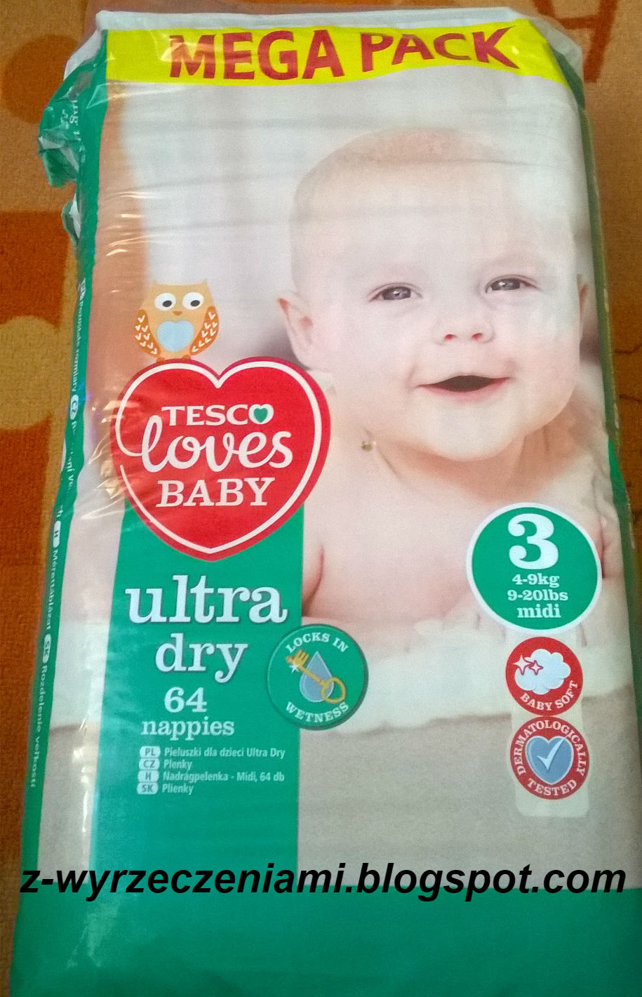 miesięczny boks pieluszek pampers