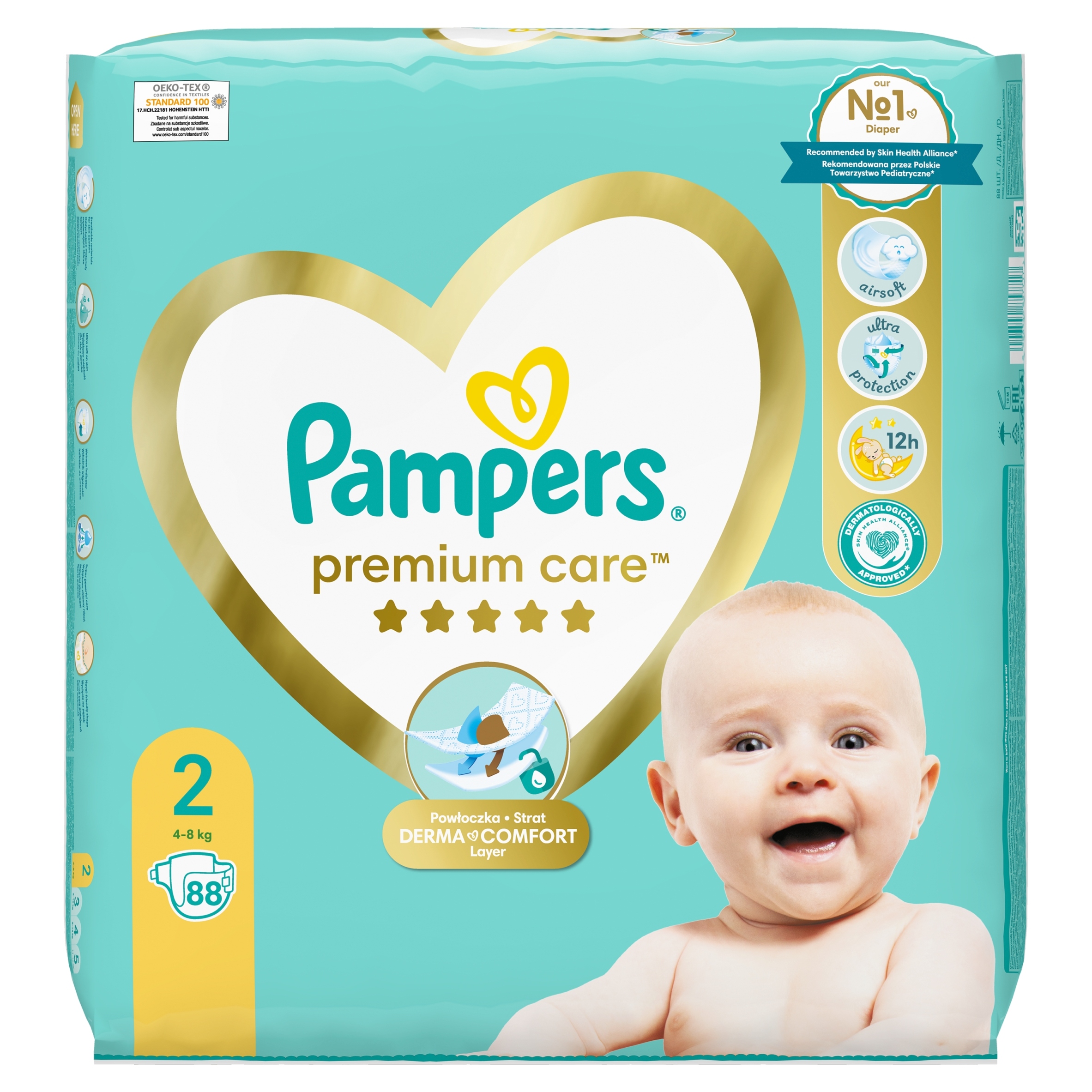 pampers 2e tydzien