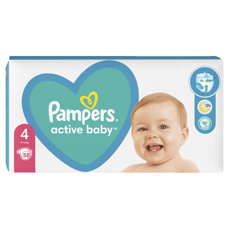 pampers active baby 3 80 szt