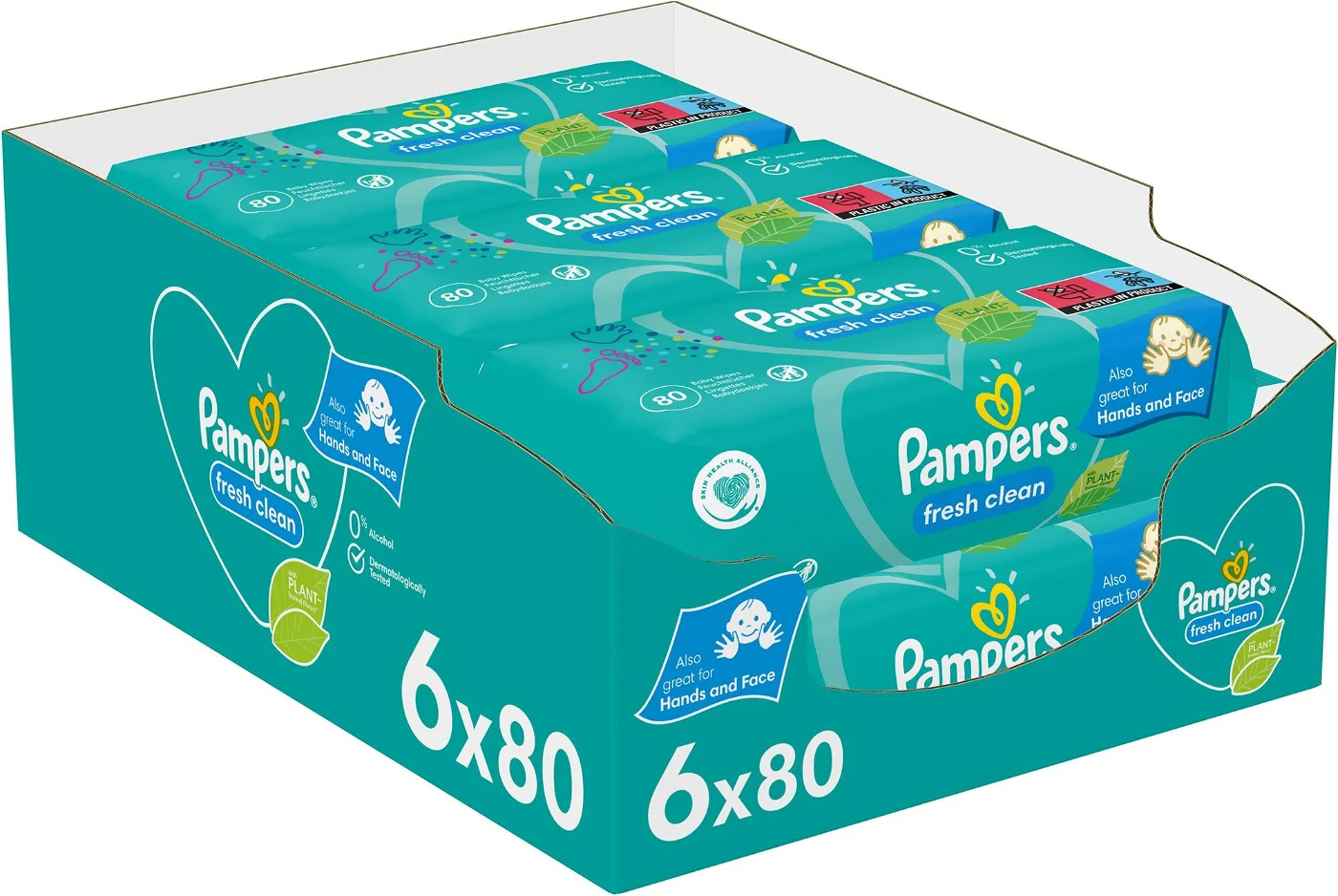 pampers sensitive chusteczki nawilżane 6x56szt allegro