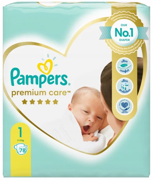 pampers premium care 2 mini 3-6 kg pieluchy 80 szt