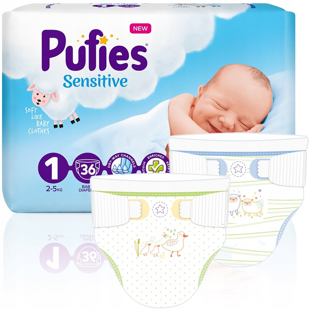 pampers dla dziewczynki czym sie rozni