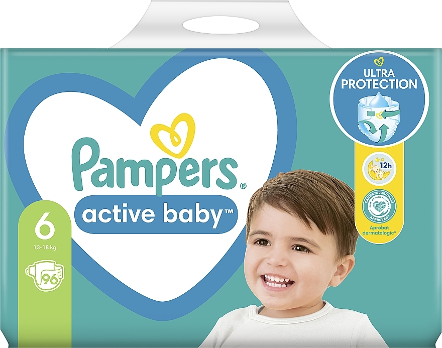 pampers pants active baby 4 maxi 9-15kg opakowanie 62szt