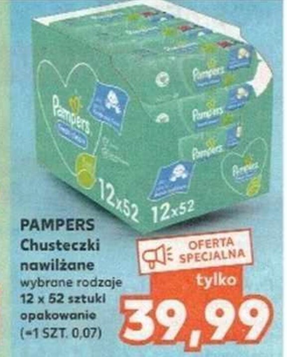 chusteczki pampers aqua pure rossmann