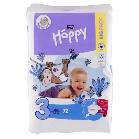 pampers premium care pieluchy rozmiar 3 midi 5-9kg 204 sztuk