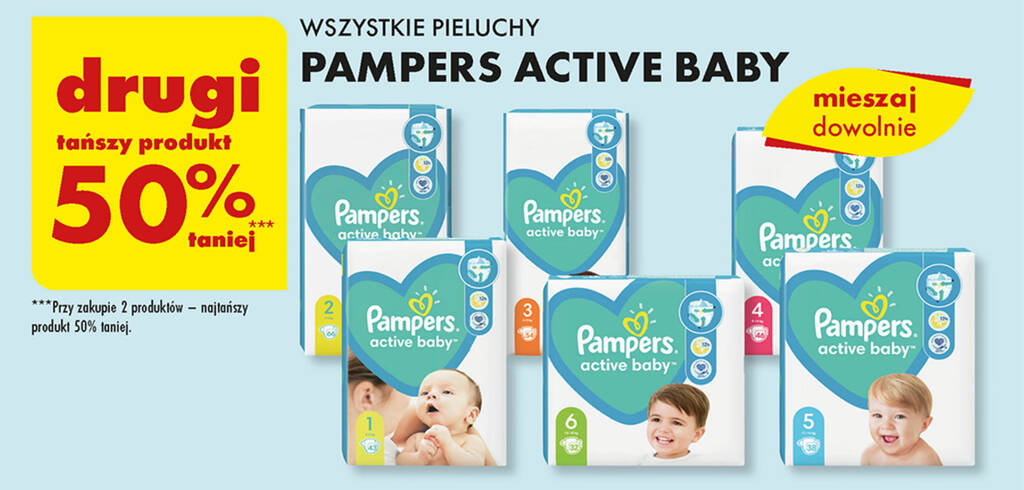 pieluchy pampers do wieku