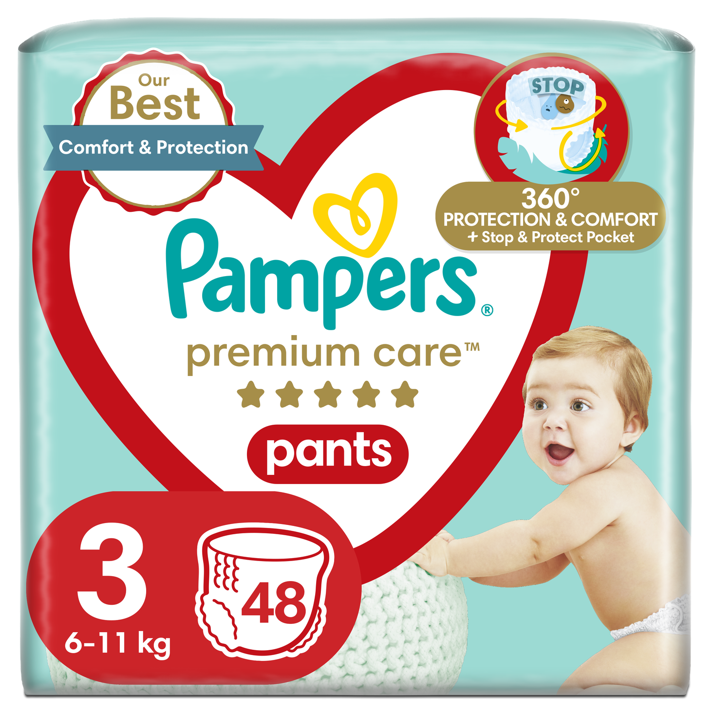 pampers premium care 1 newborn 78 pieluszek carrefour