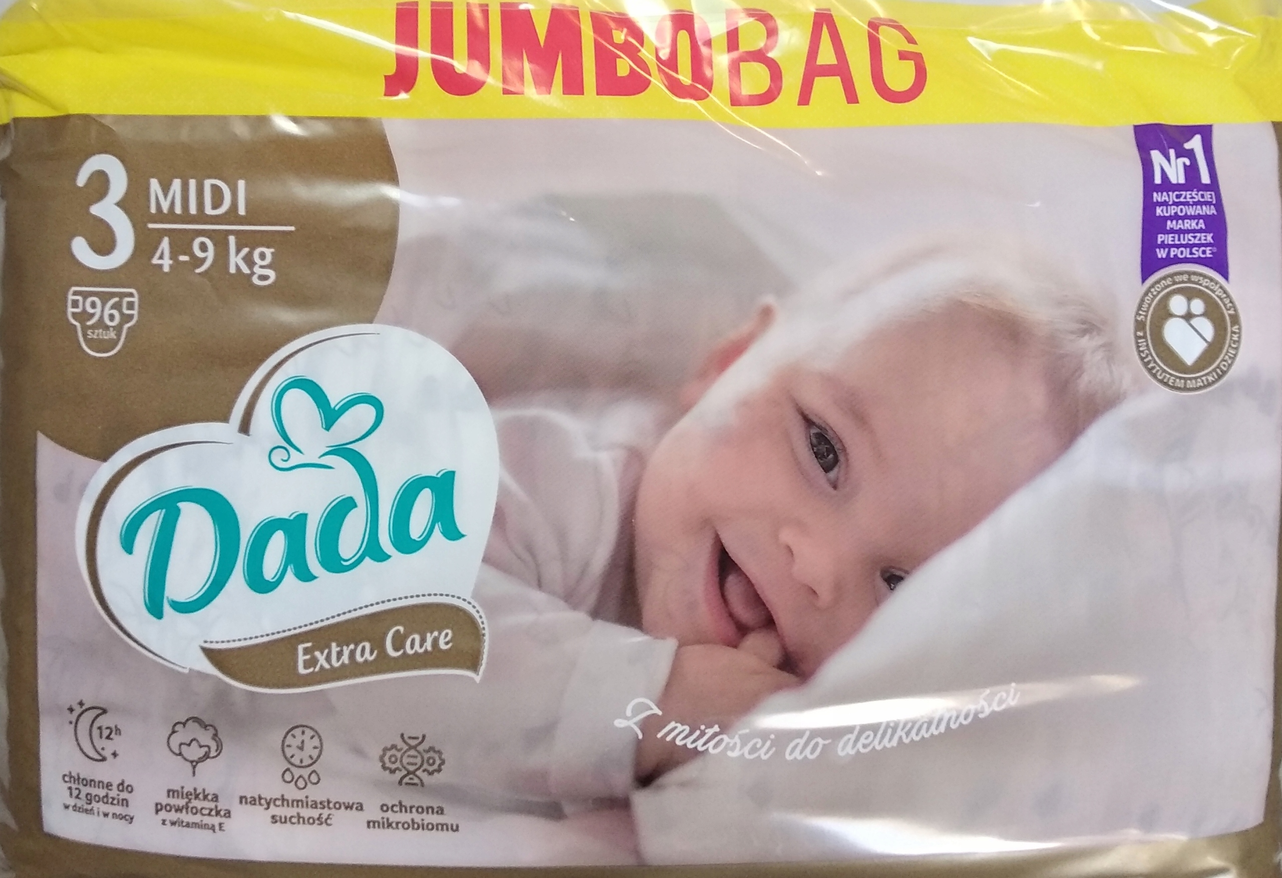 pampers premium care białe