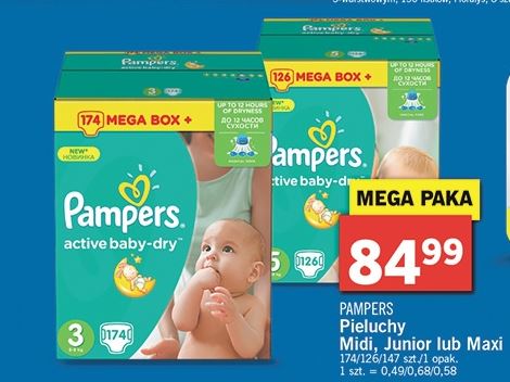 pampersy pampers baby dry