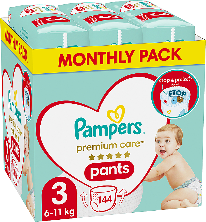 pampers premium care 1 168sztuk