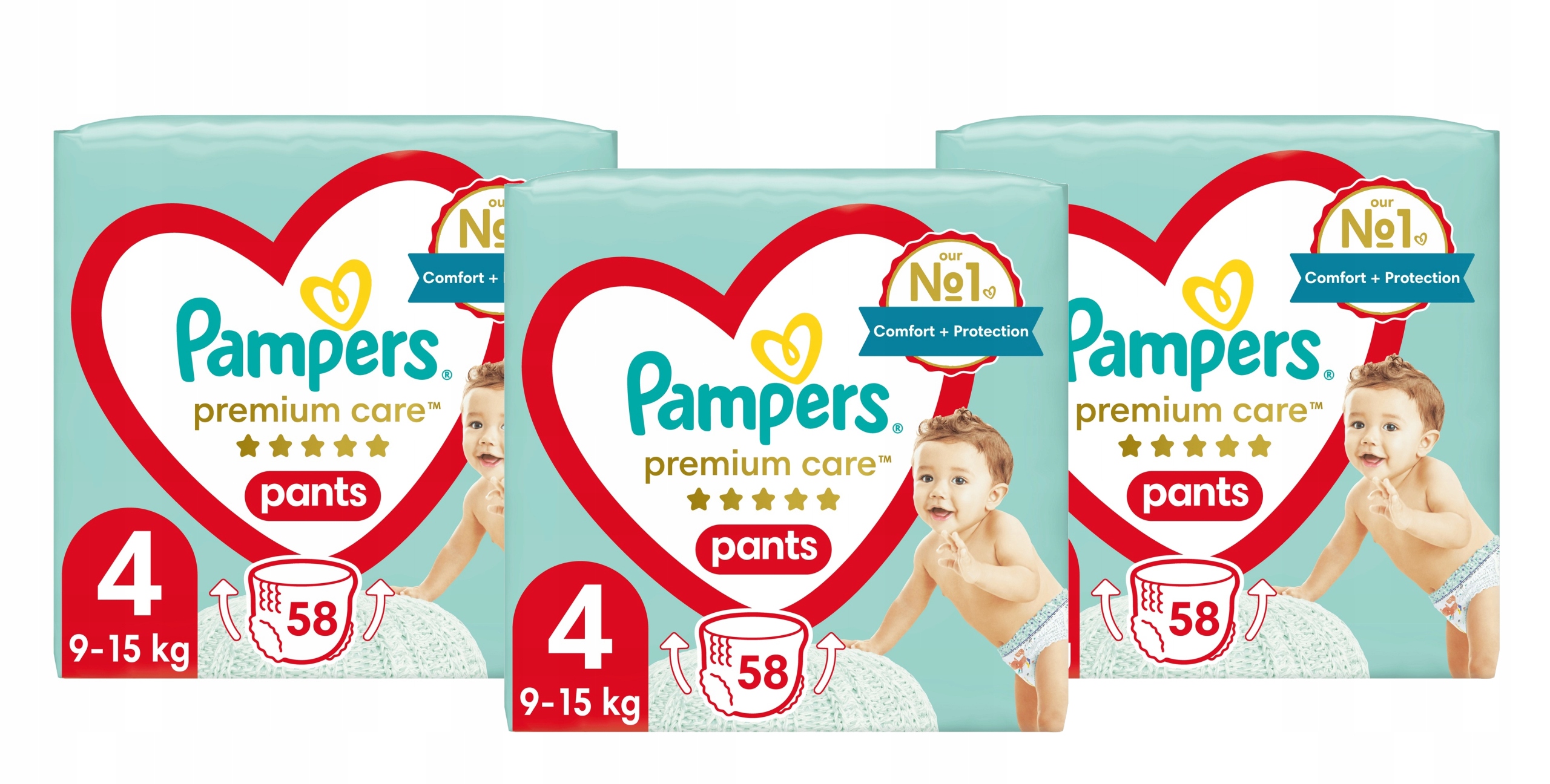 pieluchomajtki pampers premium care 5 44 sztuki