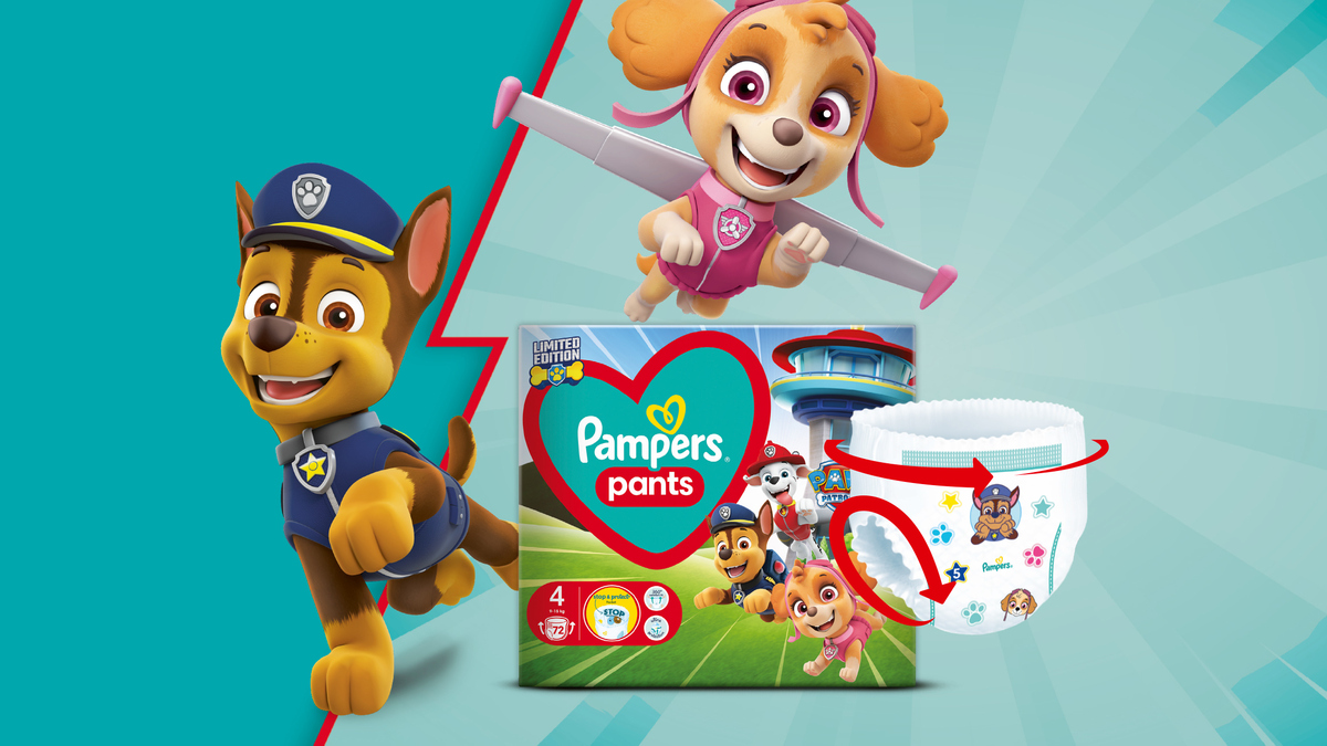 pampers pants chłonne kanaliki