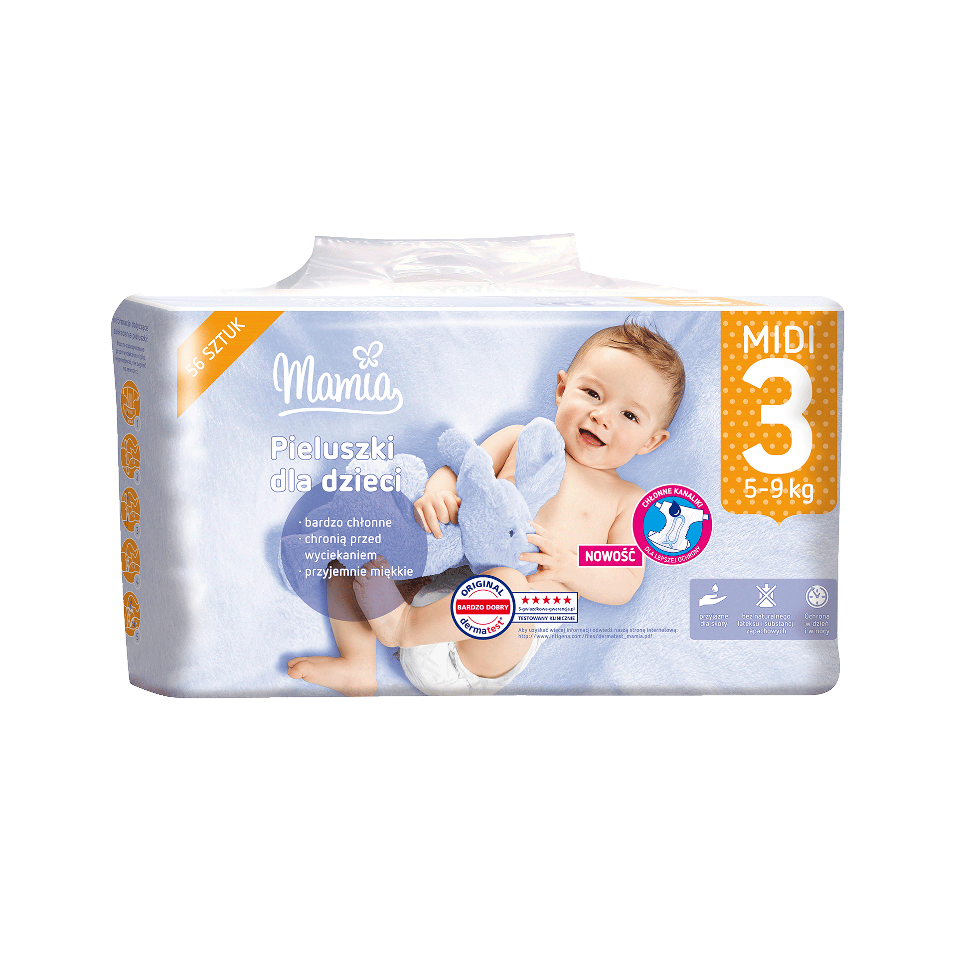 pieluchy pampers naklejka nie przezczone do odsprzedaży