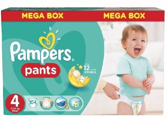 pampers active baby 150 nappies size 3 mega pack