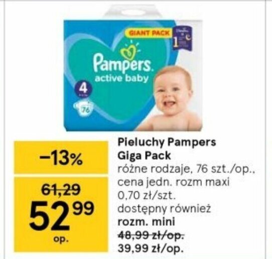 18 tydzien pampers