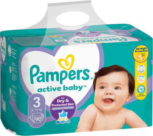 pampers 2 new baby dry 72 szt