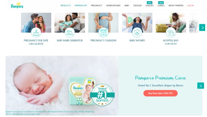 pieluchy pampers od producenta