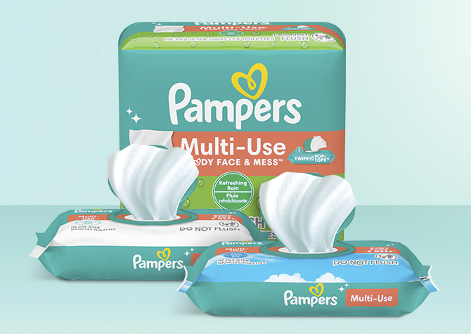 chusteczki pampers 12x64