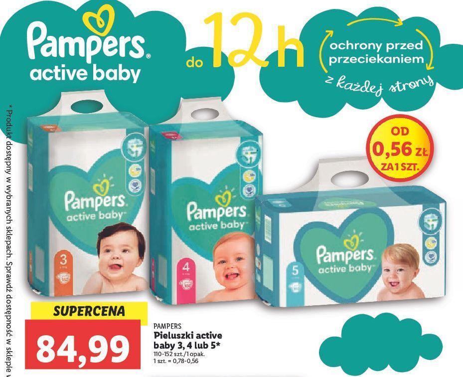 pampers active giga pack 128 szt