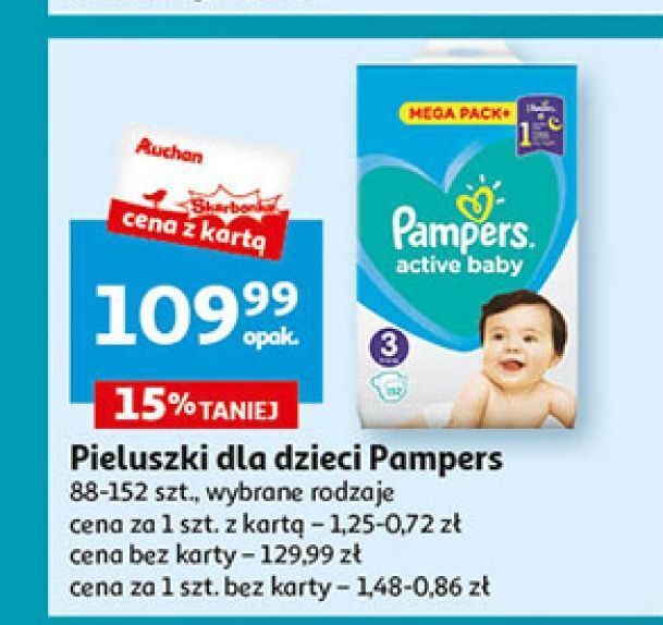 cena pieluch pampers w rossmanie