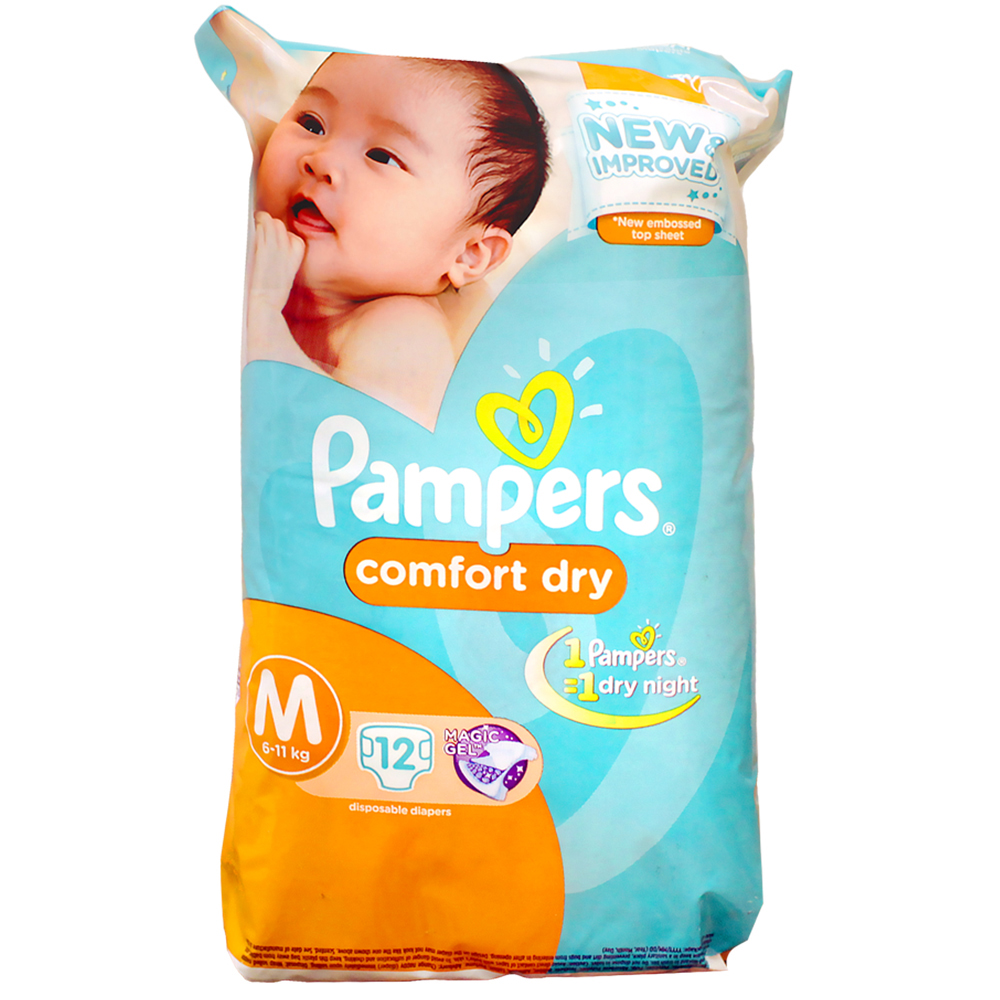 4 pieluchy pampers