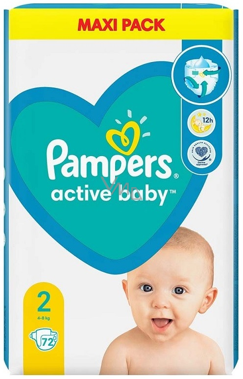 pampers on baby