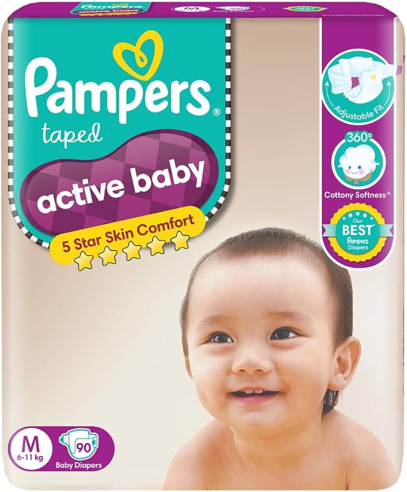 pampers 2 74 szt active baby 3