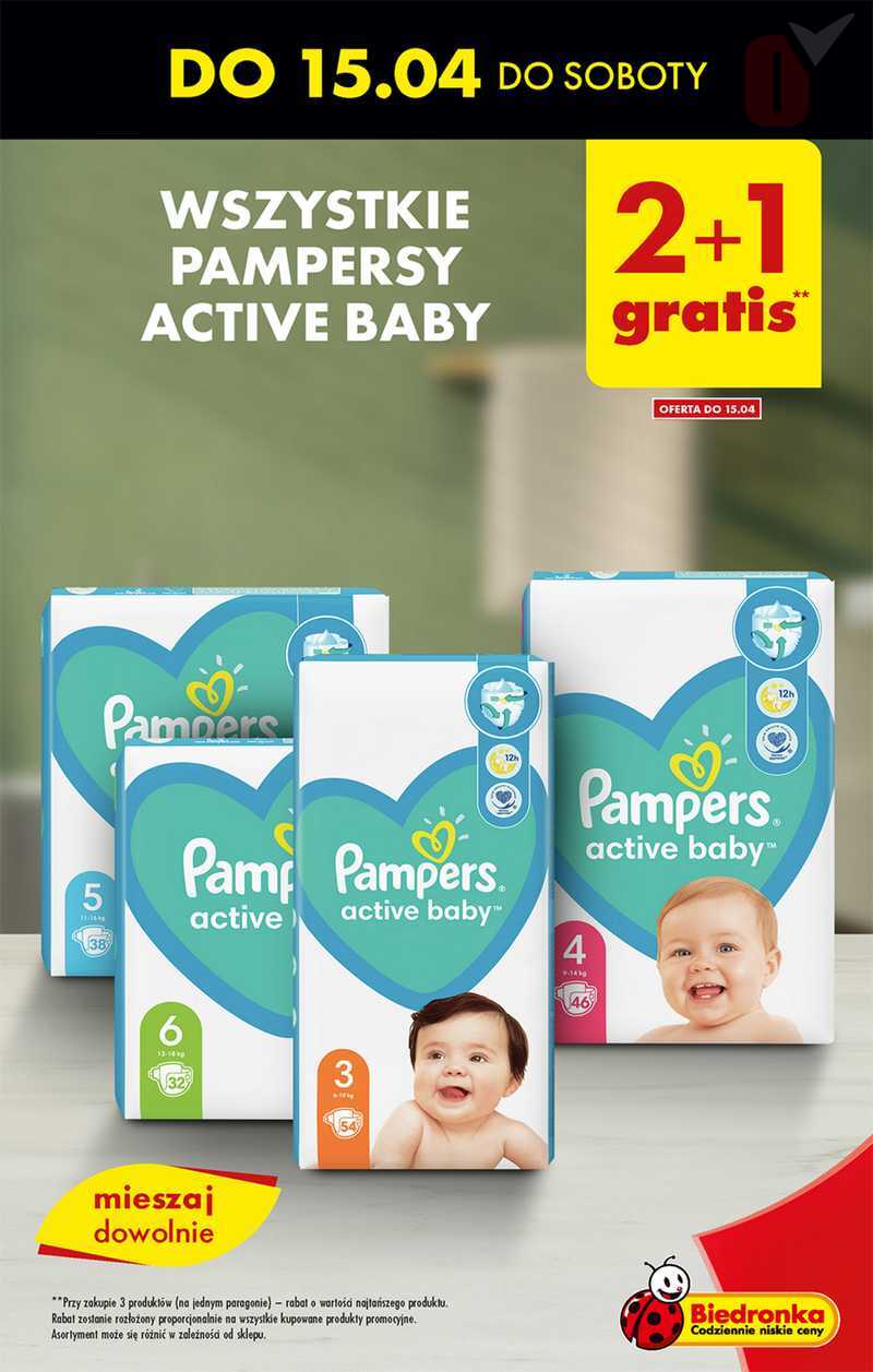 pampers super dry active baby 150