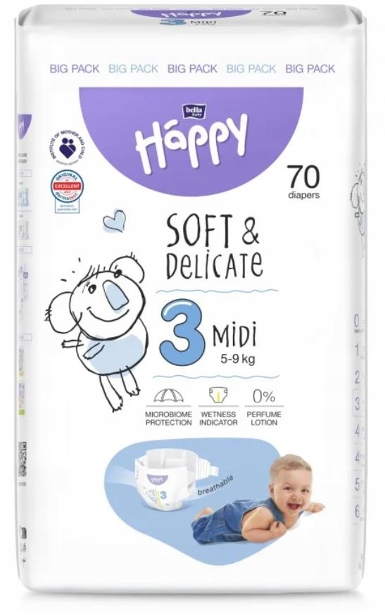 pampers 4 168 sztuk