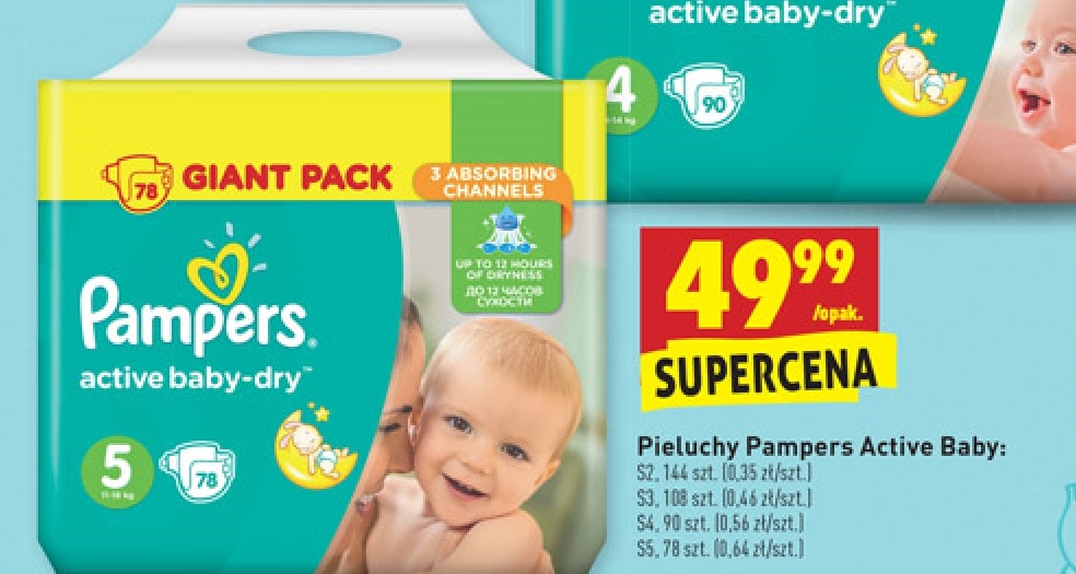 pampers piekuszki jednorazowe dla niemowlaka 0