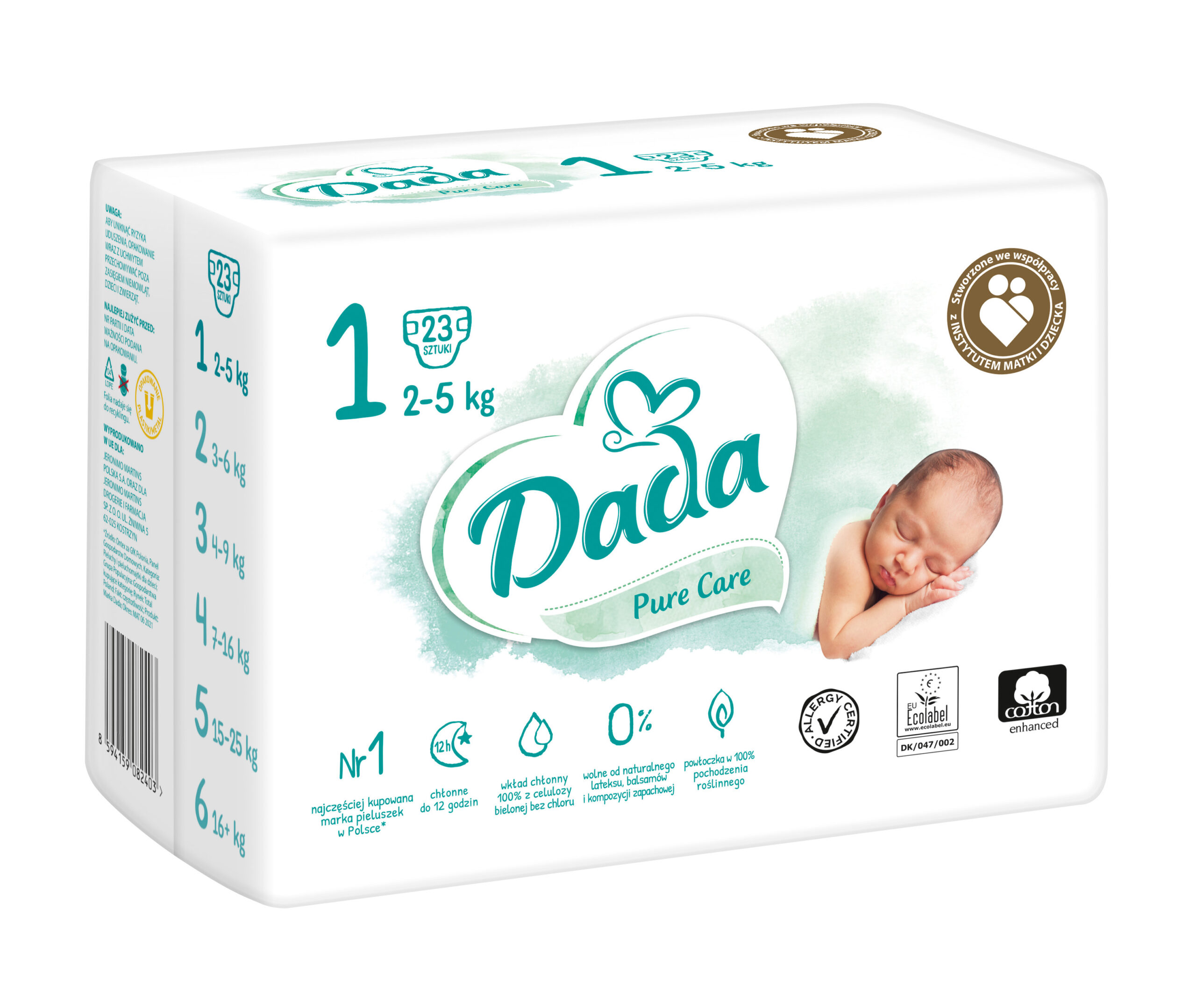 kiedy za mały pampers