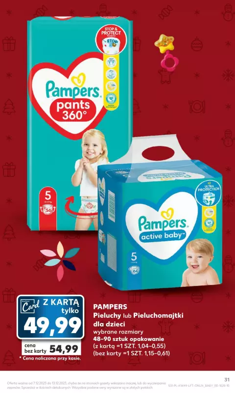 pampers mega pack 3 cena