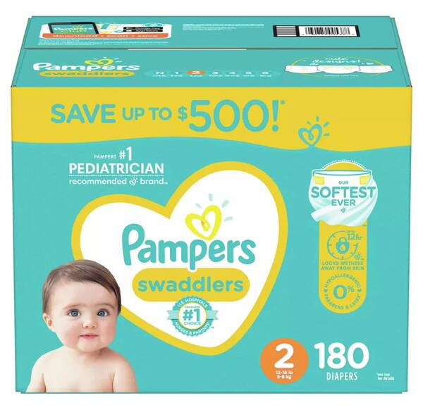 pampers chusteczki natural clean 12x64 szt