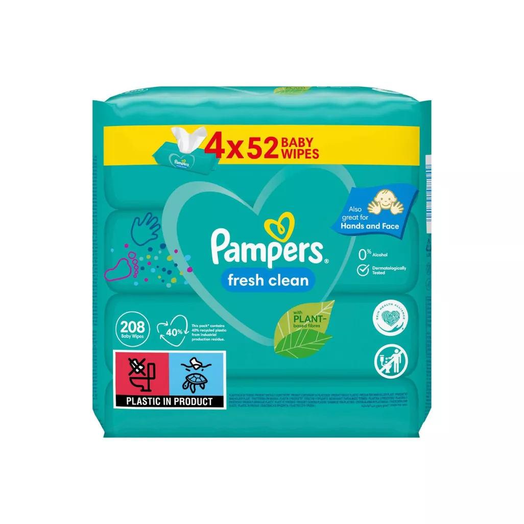 pampers przemaka bokami