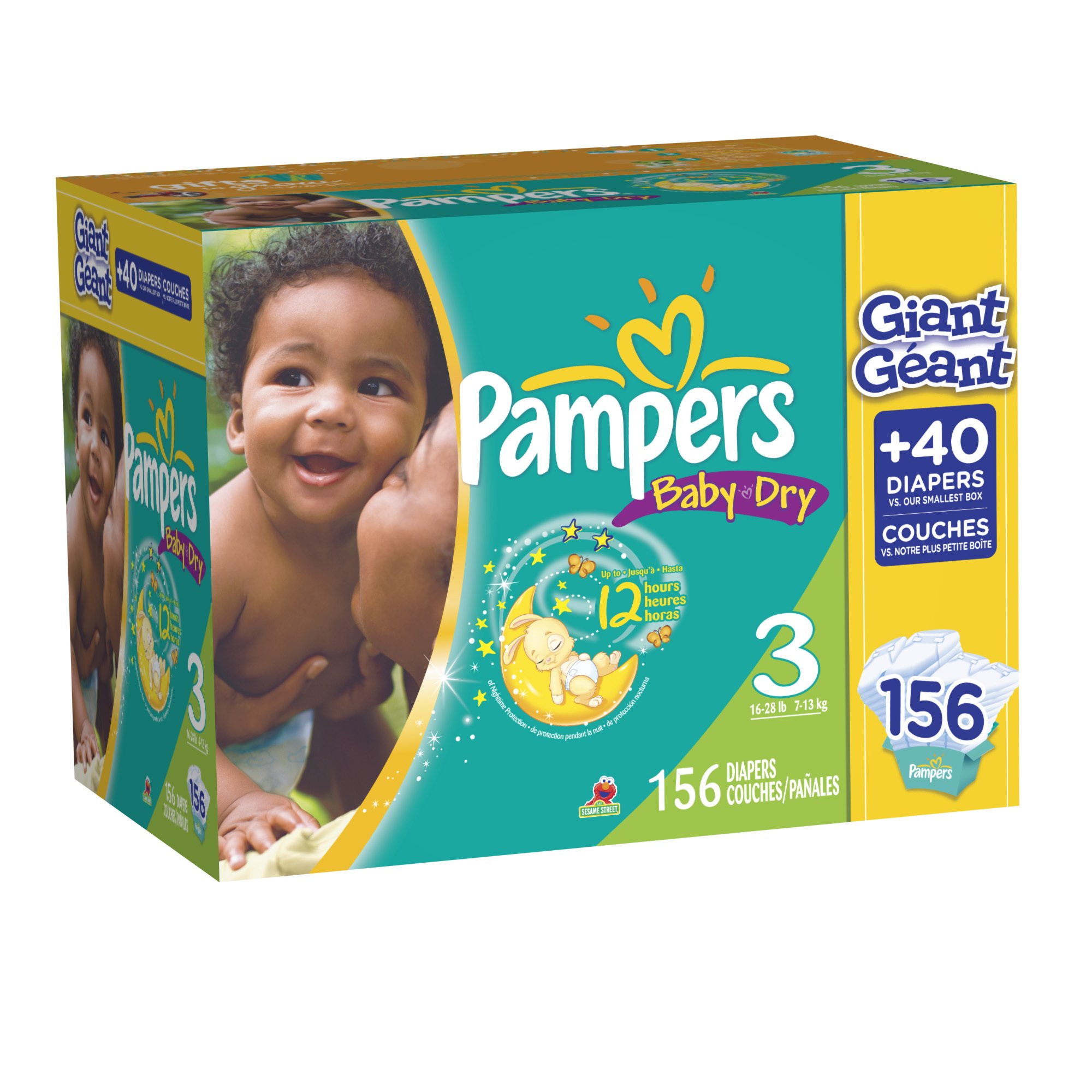 pamper active baby 4 174 szt