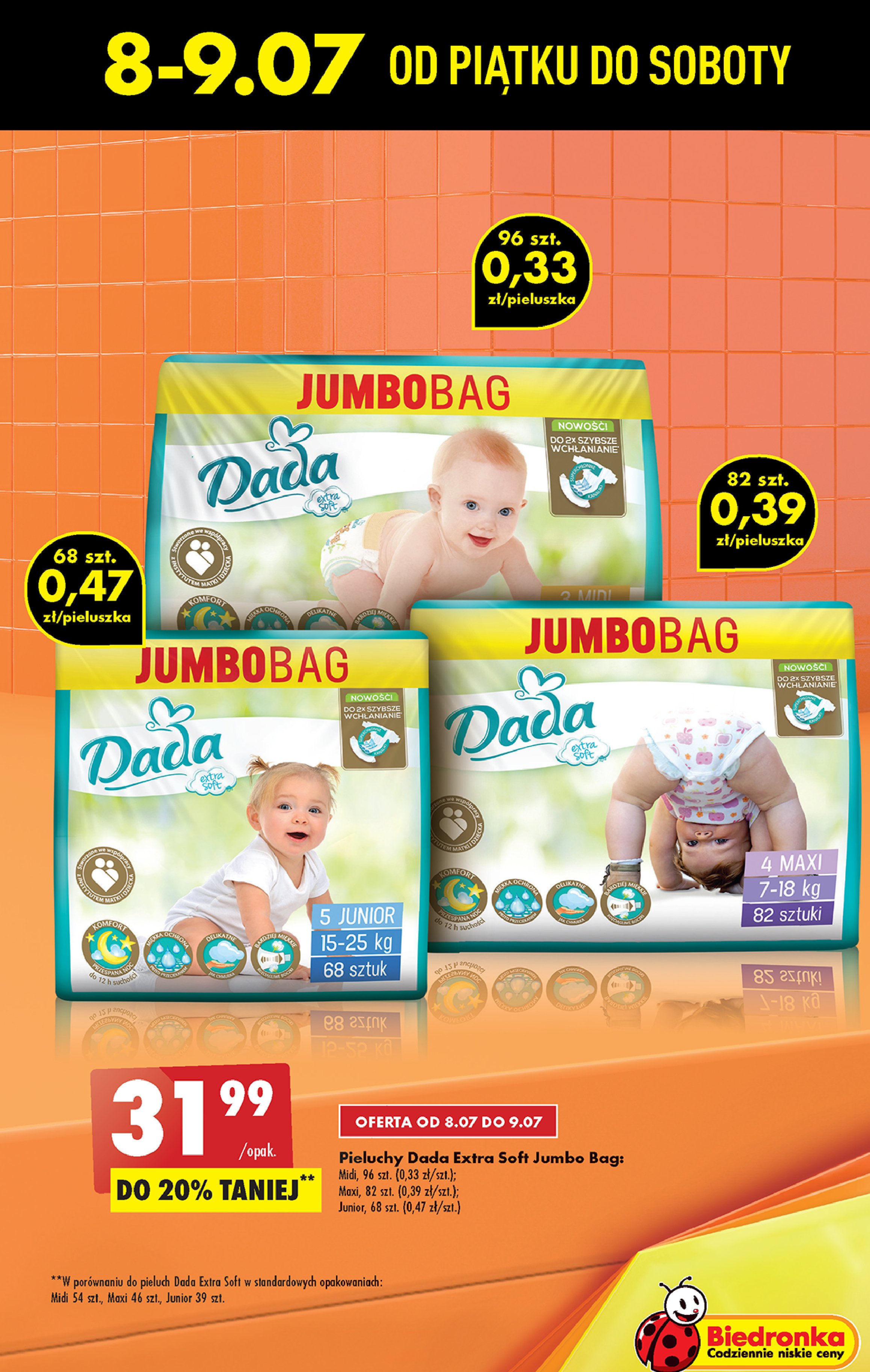 ekologiczne pieluszki jednorazowe newborn 2-5 kg 25 szt muumi