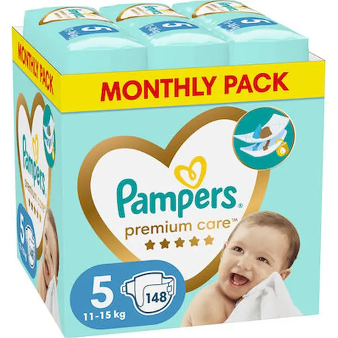 pampersy pampers 3 76szt