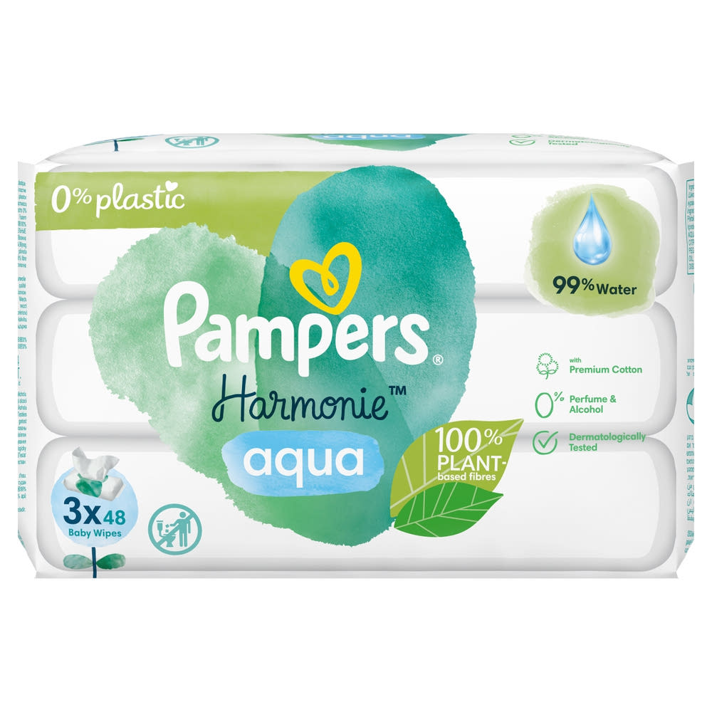 chusteczki pampers aqua pure wadye