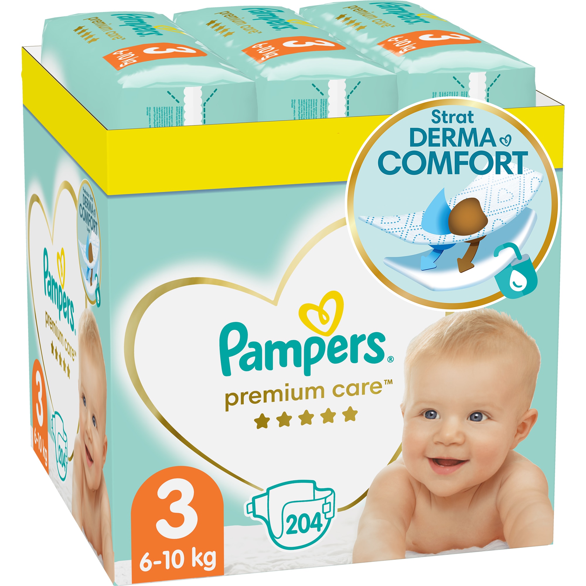 pampers sleep&play pieluchy rozmiar 3 midi 4-9kg 58 sztuk