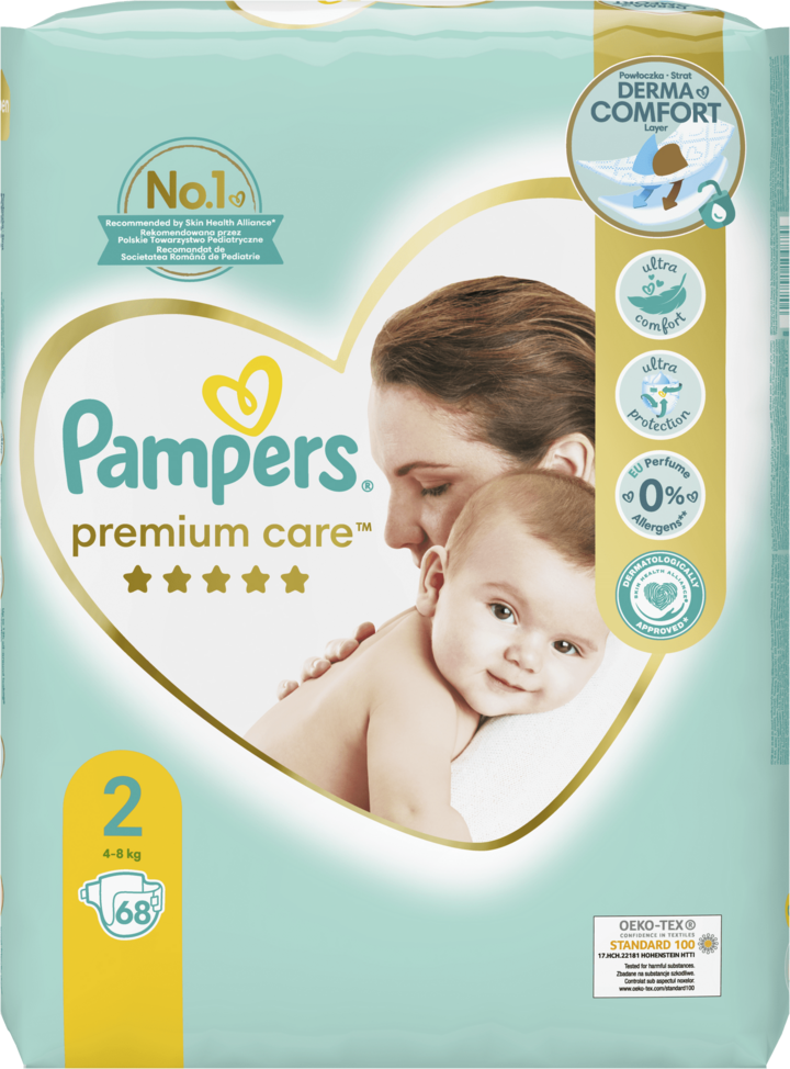 pieluchy pampers premium care 1 new born