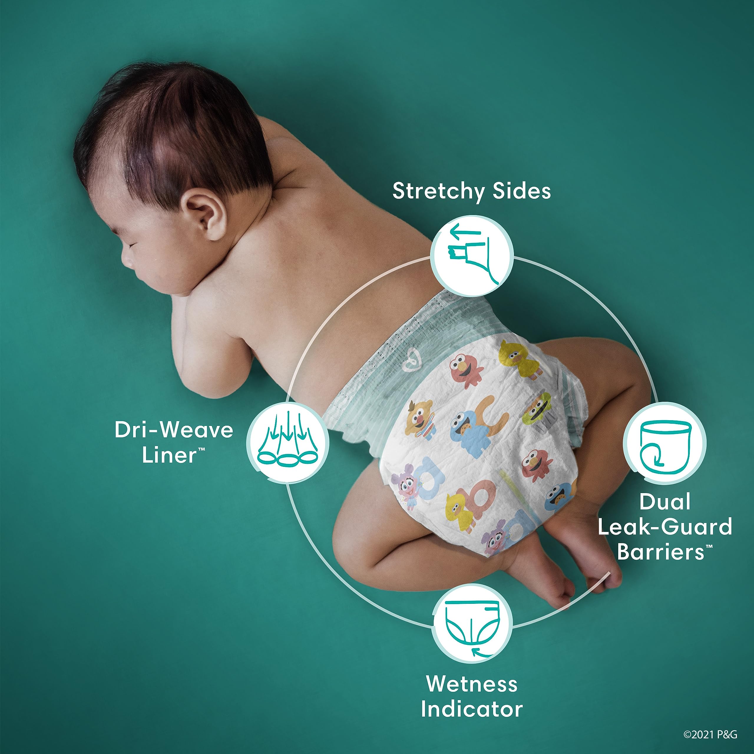 pampers activ baby 3 208 sztuk