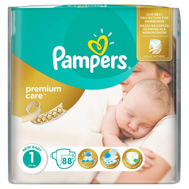 pampers newborn wyciecie na pepek