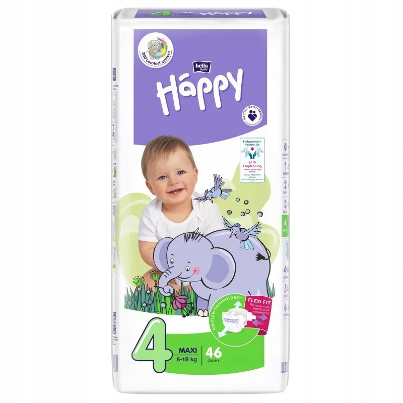 pampers active baby-dry pieluszki 4 maxi 132 sztuki