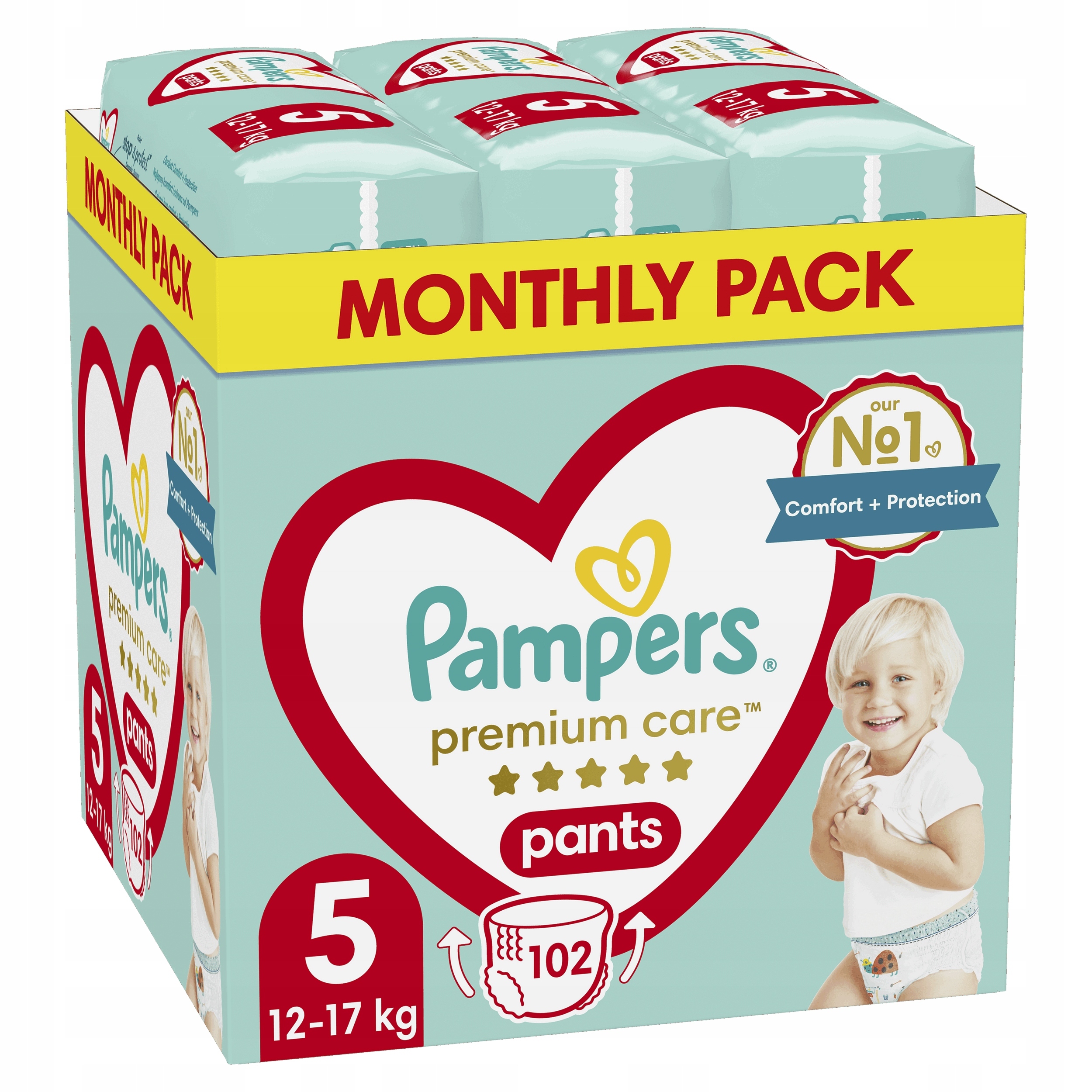 pampers naturally clean chusteczki nawilżane 6 x 64 szt